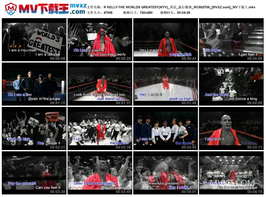 R KELLY-THE WORLDS GREATEST(MTV)_英语_流行歌曲_MC802706